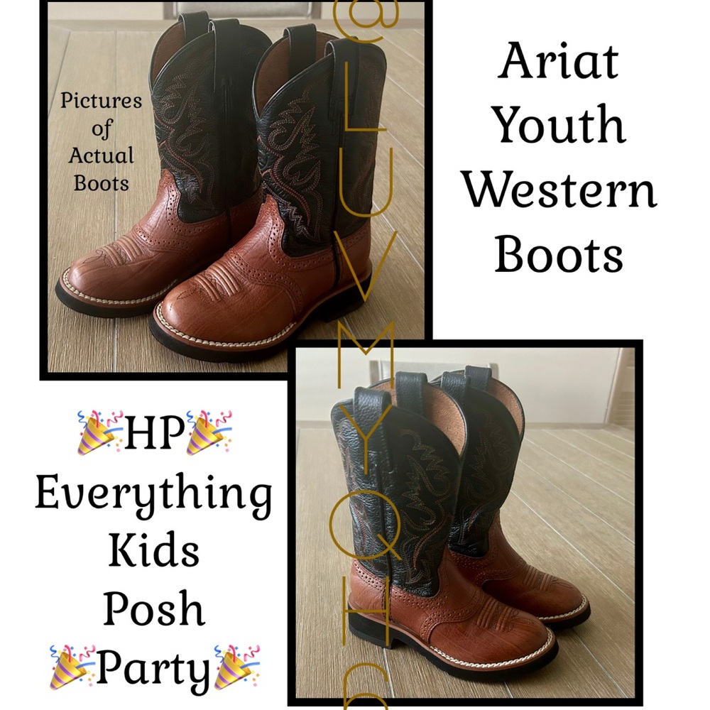 Ariat Youth Leather Boots🎉HP🎉